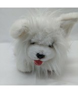FurReal Friends Smoochie Pup 2004 Animated Fluffy White Dog Sticks Out T... - $13.37