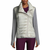 nwt  xersion  white/gray   puffer jacket lightweight jacket  size  xl - $68.31