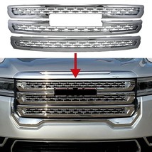 For 2020-2023 GMC Acadia Chrome Grille Grill Overlay ClipOn Trim Insert ... - £119.89 GBP