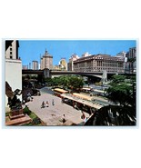 Vintage City View Itau Bridge Buses São Paulo Brazil Postcard - $130.47 MXN