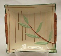 Ceramic Asian Bamboo Trinket Dish WS Collection Good Design 300331 - $19.79