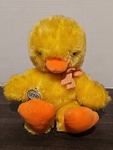 Vtg 1976 Gund Fluffy Sunshine Plush Chick Baby Duck Stuffed Animal w/Tag... - £79.00 GBP