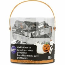 Wilton 18 Pc Metal Cookie Cutter Set Halloween - $16.14