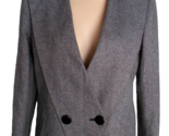 KASPER SUIT SKIRT Double Breasted Blazer Gray Check Business Wear Size 8 - $19.79