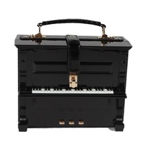 Piano Acrylic Box Shaped Women Purses and Handbags Designer Shoulder Bags Ladies - £73.82 GBP