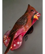 Enameled Cardnial-w-Moonscape;construct barrette.C.2025. - $330.66 MXN