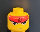 LEGO Exo-Force Minifigure Head Yellow Red Headband Dual Side - $1.89