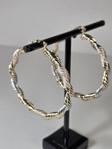 Hoop Earrings - Gold Plated 2.25" - $9.99