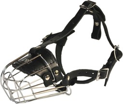 Dean And Tyler Wire Basket Muzzle, Size No. 5 - Weimaraner,Black - £44.46 GBP