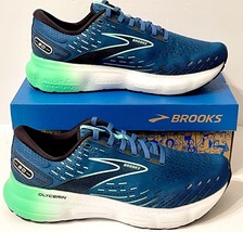 Brooks Men’s Glycerin 20 Size 9 Road Running Shoes Moroccan Blue - Worn ... - £70.36 GBP