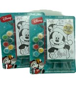 Disney Mickey Paint a Canvas Activity Set Plastic Easel Included Lot of ... - $11.98 CAD