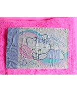Vintage 2004 Sanrio Hello Kitty Pillowcase Hearts Pjs Pink Purple Standa... - $47.46 CAD