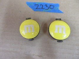 Pair of Boyds Bears Yellow M&amp;M Treasure Boxes    Box ZZ30 - £51.54 GBP