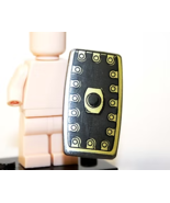 Minifigure Custom Toy Figure Knight Black and Gold Roman Shield - €2,77 EUR