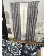 Tahari Peacock Bird Jacquard Floral 2 Window Panels  50” x 84” New~ - €112,18 EUR