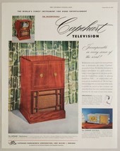 1948 Print Ad Capeheart Charlestown 17&quot; Television Sets Farnsworth Fort Wayne,IN - £11.94 GBP