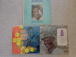 Nat King Cole 3 LP&#39;s Ramblin&#39; Rose, Love Is Many Splendored Thing, etc. (#2085)  - £40.98 GBP