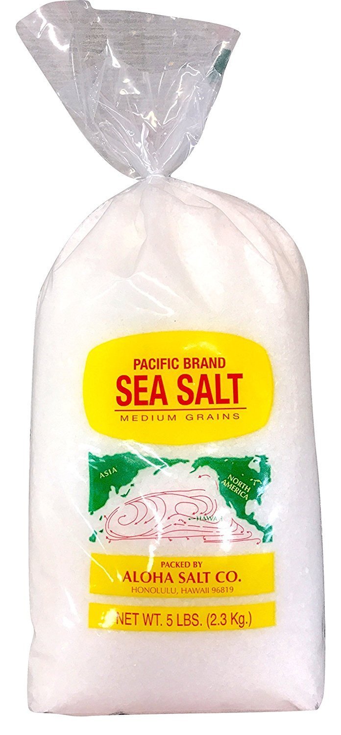 Pacific Brand Sea Salt - Medium Grains | 5 Pound Bag from Aloha Salt Co. - $32.99