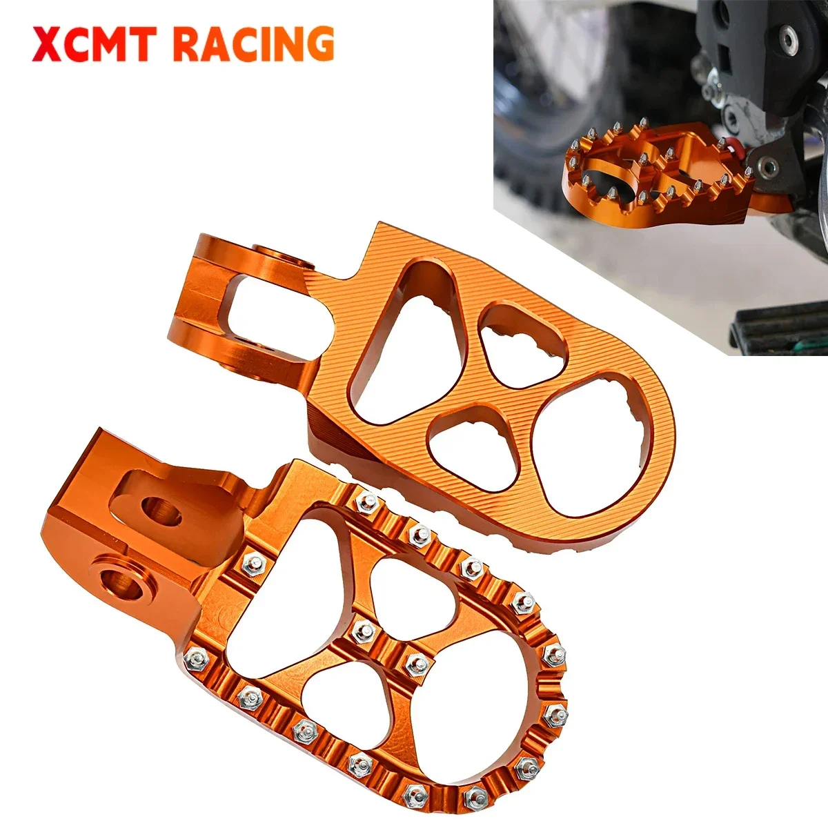 Foot pegs footrest footpegs rests pedals for ktm 65 85 125 150 250 350 450 500 thumb200