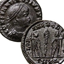 Constantine Ii Son Of &#39;the Great&#39; Au. Extremely Rare Ric &#39;R4&#39; Roman Empire Coin - £150.76 GBP