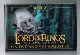 Lord of the Rings the Two Towers Movie Pin Back Button Pinback Gollum - $9.55