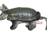 12&quot; DOUGLAS ARMADILLO PLUSH GRAY VINYL SHELL STUFFED ANIMAL Toy 2011 REA... - $13.50