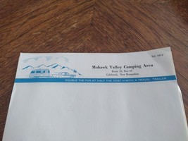 LOT 1960s Colebrook New Hampshire letterhead NH Mohawk Valley Camping Area - $18.49