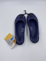 Crocs Crocband Airy Slingback With Strap Nautical Navy White W7 Comfort ... - $25.25