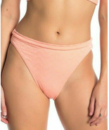 Becca French Hi Cut Bikini Bottom Swim Peach Size M 998007  - £17.35 GBP