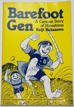Barefoot Gen A Cartoon Story of Hiroshima Trade Paperback 1987 UNREAD Re... - $8.99