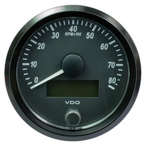 VDO SingleViu 80mm (3-1/8&quot;) Tachometer - 8000 RPM [A2C3833020030] - £146.17 GBP