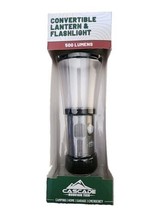 Cascade Mountain Tech Convertible Camping Lantern &amp; Flashlight 500 Lumens Black - £9.75 GBP