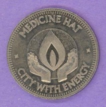 1975 Medicine Hat Alberta Trade Token or Dollar Energy Crest - £4.75 GBP