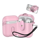 Generic For Airpods 2nd Gen / 1st Gen (Color: PINK) Shockproof Full Hard... - $839.38 MXN