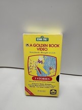 Sesame Street Golden Book Video VHS 1985 3 Stories Jim Henson Muppets Mo... - £6.22 GBP