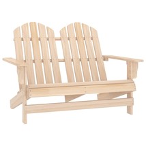2-Seater Garden Adirondack Chair Solid Fir Wood - £63.17 GBP