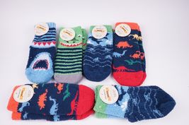 6 pairs of children's kids cozy winter socks, approximately 7 inches long. - $5.99