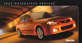 2003 Mazda Mazdaspeed Protege Sales Brochure Folder 03 Us - £6.33 GBP