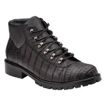 Belvedere Felipe Genuine Caiman Crocodile Pebble Italian Leather Boots CB06 image 3