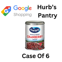  Ocean Spray Whole Berry Cranberry Sauce, 14 oz Can (Case Of 6) - $13.00