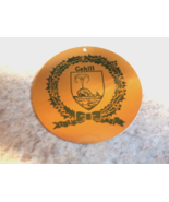 VINTAGE IRISH CAHILL (MACCATHAIL) COAT OF ARMS 3.5 INCH METAL ROUND DISK - €9,72 EUR