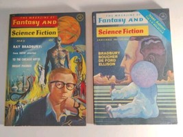 (2) Ray Bradbury - Magazine Of Fantasy And Science Fiction May 1963 January 1972 - £12.38 GBP