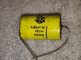 Iskra MKWU Series 0,56µF 630V Polycarbonate Capacitors NOS for Audio - £3.51 GBP