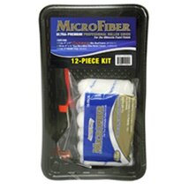 Arroworthy 1808021 Microfiber Paint Brush &amp; Roller Cover Kit - 12 Piece - $39.28 CAD