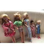 1991 Mattel Todd, 1993 Paint N Dazzle Barbie, 1991 Stacie, 1998 Skipper,... - £78.62 GBP