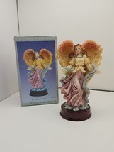 VTG 1999 Angel W/ Flowers in Hands by Lincolnshire Gift Collection Figurine 5280 - £8.76 GBP