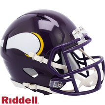 *Sale* Minnesota Vikings 1983-2001 Throwback Speed Mini Nfl Football Helmet! - £25.70 GBP