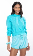 Generation Love Britt Velour Shorts scuba blue XS Extra Small New NWT - $34.64