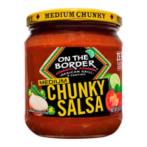 On The Border Mexican Grill &amp; Cantina Chunky Salsa, 2-Pack 16 oz. Jars - £22.34 GBP