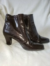 Franco Sarto Brown L-comply size 7.5 Chunky heel - £23.38 GBP
